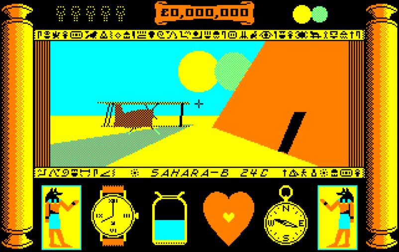 Total Eclipse - Amstrad CPC game screenshot (1988) by Incentive